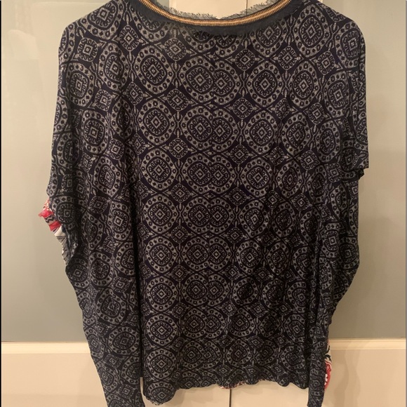 Embroidered sheer top with long sleeves (Free People) - Picture 2 of 5